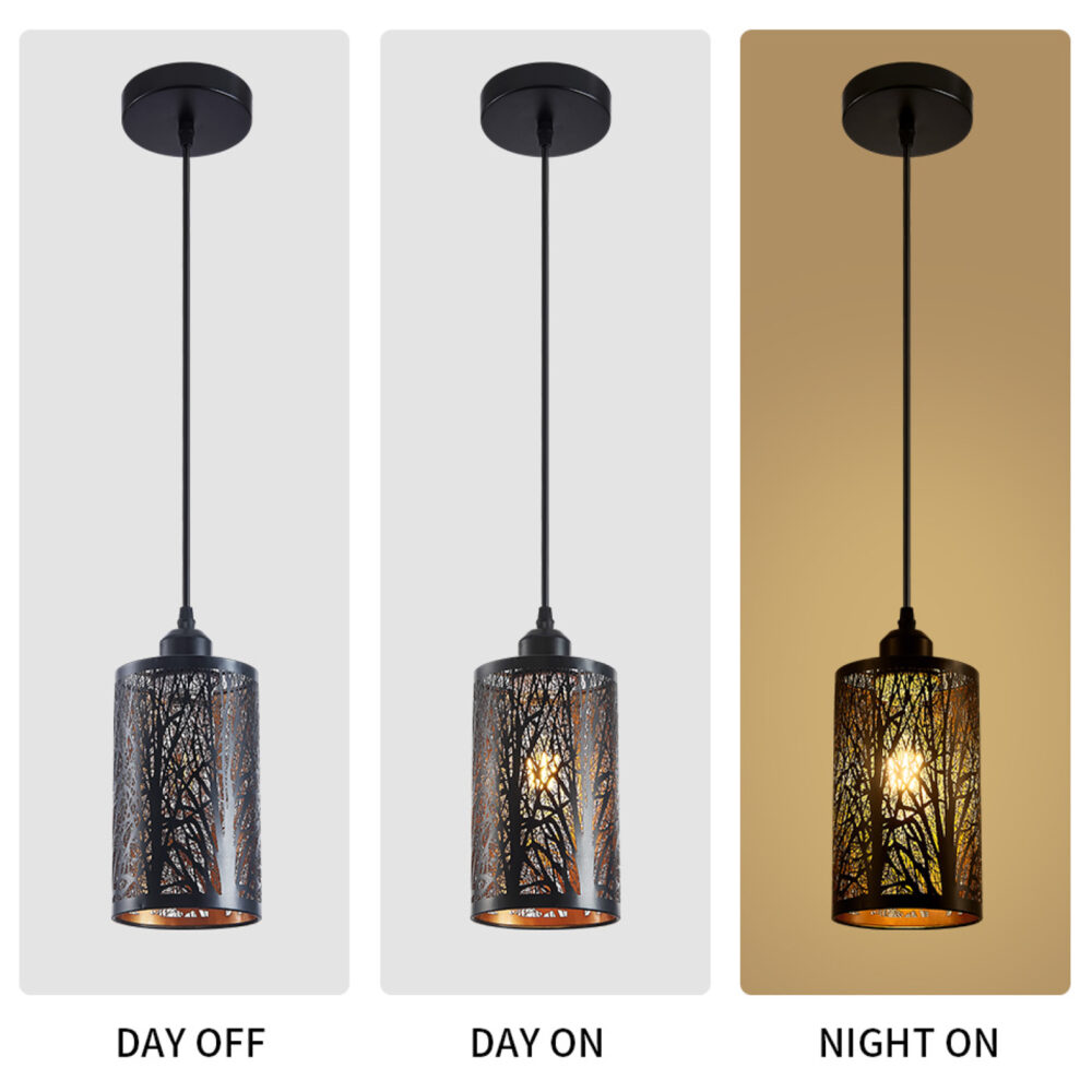 Shining Gold-Farmhouse Black Pendant Light Fixture- Shg-029-MD1-Customized for Ilya - Image 3