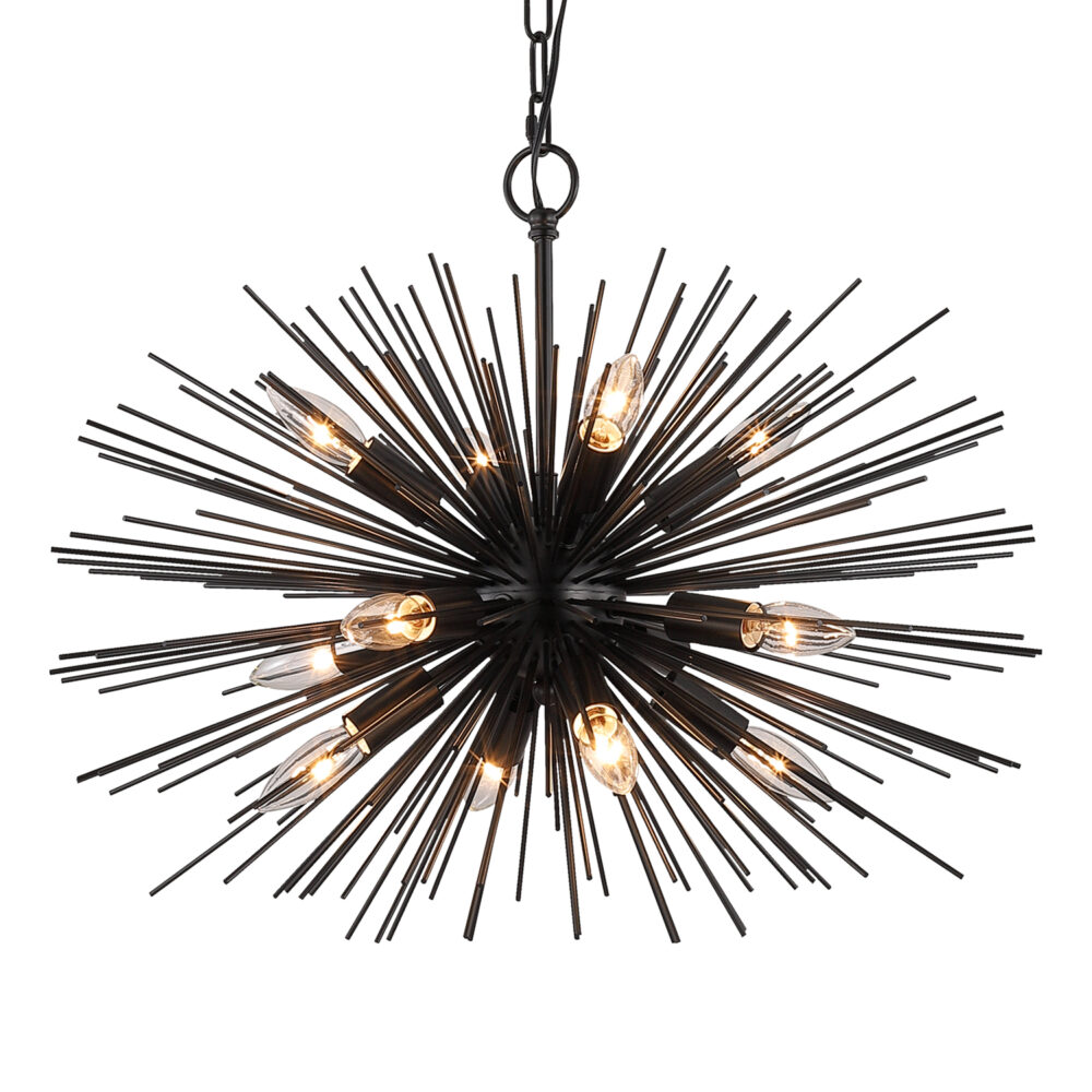 Starburst-12 Light Pendant-HOPDOT05BL