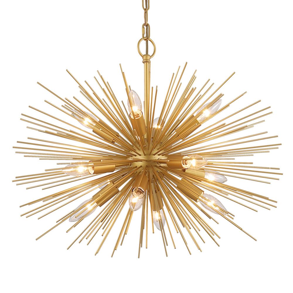 Starburst-12 Light Pendant-HOPDOT05-Glod