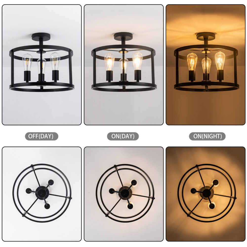 Morgan-3-Light Pendant Light-HQPDOT10BL - Image 5